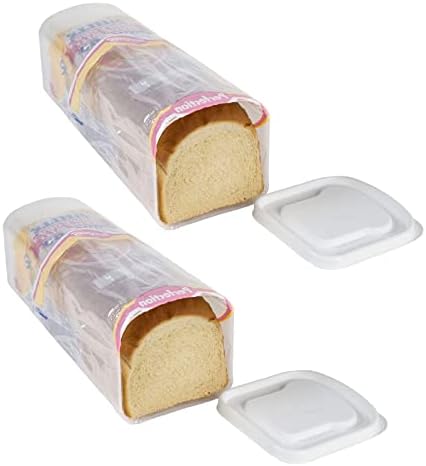 Хлебница Buddeez Bread Buddy – Контейнер за хляб и за съхранение на хляб за кухненския плот, Държач за хляб за сандвичи, Анимация за хляб