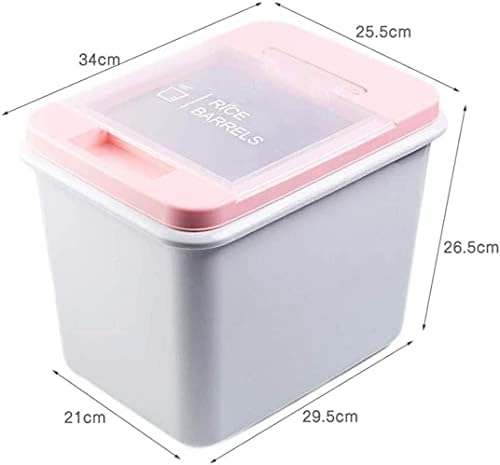 Контейнер за съхранение на храна YIWANGO Контейнер За съхранение на Ориз кутии Кухненско Строга Ориз Кофа С Притискателния Капака на