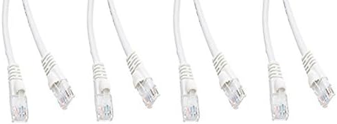 Ethernet кабел C & E MUTP5E-50PKB 50 Метра, за да се свържете към Интернет, рутерите и Xbox 360, Бял