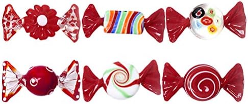 18 Бр Имитация Бонбони Декор На Работния Плот Стъклени Бонбони Дизайн, Украса За Парти Подпори