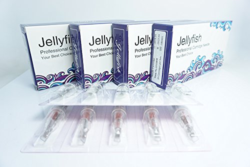 Професионален еднократна касета за татуировочных игли JellyfishPro #12 Standard (RM) Извит Magnum 20pcs (1205RM)