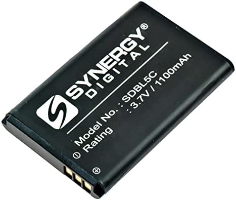 Батерия за цифров баркод скенер Synergy, съвместим със скенер баркод Nokia 2730 Classic, (литиево-йонна, 3,7, 1000 mah) голям капацитет, подмяна на батерията Lark Bjorn BL-6SP