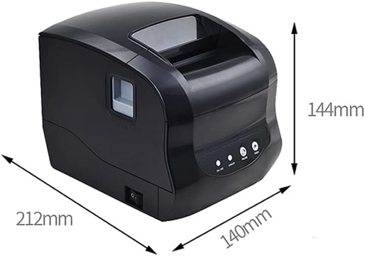 Стикер за Принтер Приходи MJWDP Small Label Printer Mobile USB Blue 58mm Thermal Multi За печат на етикети