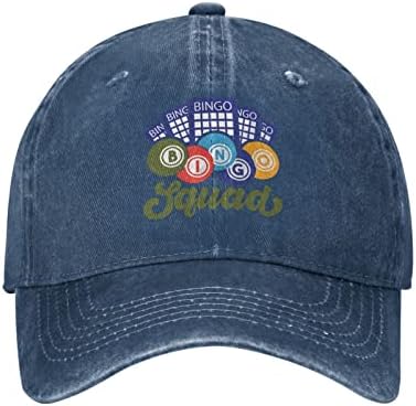 Дамски бейзболна шапка на Любителите на Бинго Играчи Смешни Шапки за Жени Готина Шапка Модни Екип Бинго Ретро Шапки S