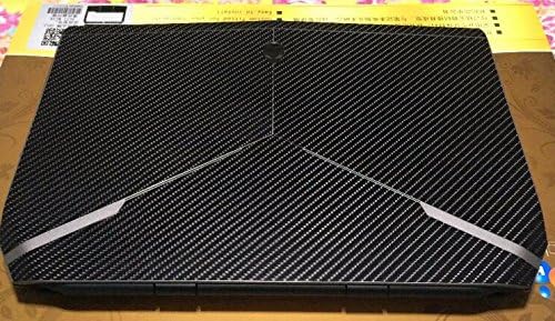 Лаптоп Черно Въглеродни влакна Винил върху Кожата Защитен капак за ASUS G74 G74SX G74SW G74S 17,3-инчов