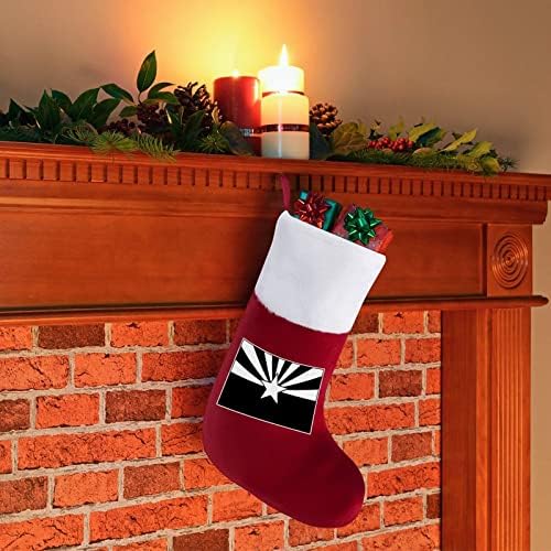 Флаг Аризона, Коледни Чорапи, Коледни Чорапи Чанта За Дома Семеен Коледен Декор