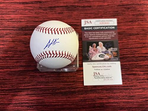 Оскар Колас подписа Официален Договор с Висша лига бейзбол Чикаго Уайт Сокс JSA 3 - Бейзболни топки с автографи