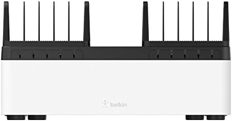 Belkin за съхранение и зареждане с фиксирани разделители - зарядно устройство ac адаптер за преносими компютри и таблети в