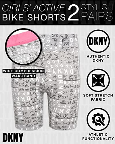 Спортни къси панталони за момичета DKNY – 2 комплекта велошортов да се изяви – Спортни къси панталони за танци и игри под