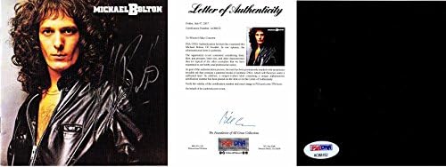 Майкъл Болтън с автограф - Корица cd-диск със същото име - ПЪЛНА Автентичност на писмото - Сертификат PSA / ДНК - Различни сувенири от