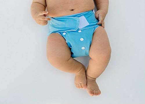 За многократна употреба Тъканни памперси KaWaii Бебе за новородени, Водоустойчив Моющийся Джоб пелена, Опаковка от 6 Филтър памперси