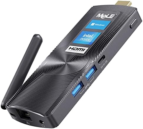 MeLE PCG02 Мини-КОМПЮТЪР без вентилатор Windows 11 Pro N4000 4gb/128 GB, мини-Компютър, HDMI 4K 2,4 G/5G Wi-Fi 5 BT4.2 Gigabit Ethernet