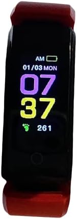 Bluetooth Smart-Часовници наблюдение на сърдечната честота, Кръвно Налягане на Кислород Монитор Фитнес-Тракер (Синя лента)