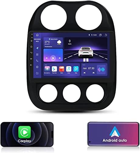 Автомобилно радио hizpo Стерео за Jeep Patriot, Compass 2011-2017, с 10,1-инчов сензорен екран, Bluetooth, Android 12 GPS