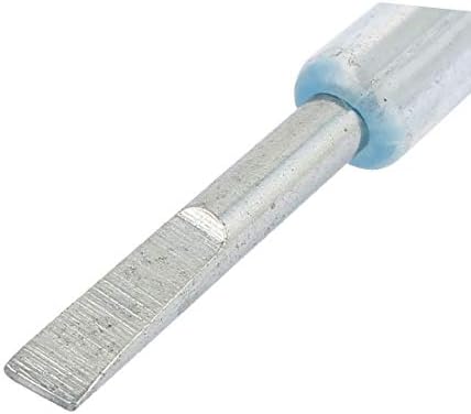 X-DREE Отвертка с прорезной глава ac напрежение 100-500 В, Электрозондовая тест писалка Светло син цвят (AC100-500-V test penna a testa piatta