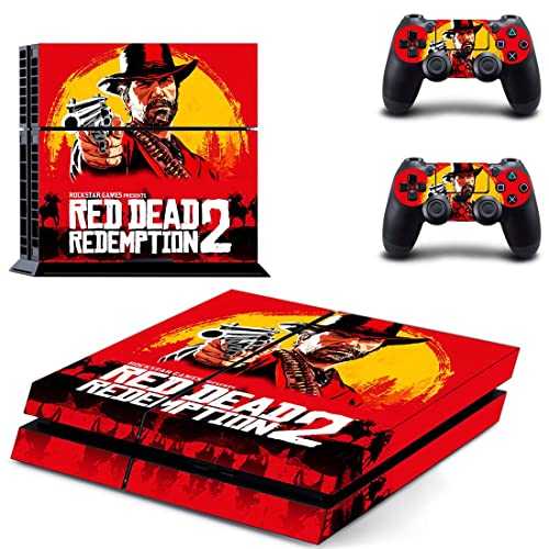 Стикер на корицата на играта GRed Deadf И обратно изкупуване PS4 или PS5 За конзолата PlayStation 4 или 5 и 2 Контролери Vinyl