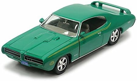1969 г. Pontiac GTO Judge, Зелено - Motormax 73242 - Монолитен под налягане модел На автомобила в мащаб 1/24, за мъже и деца