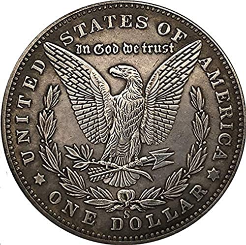 Страшно Монета С Черепа, Американската Копие На Антични Никелова Монета Morgan Скитник, Запомнящо Се Икона Играчка