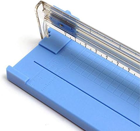 Нож за хартия BE-TOOL, 2 елемента Фоторезак, Портативен Тример за хартия с Формат А5, Нож за Scrapbooking със защита от отпечатъци