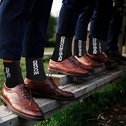 Riyiper 8 Чифта Чорапи за Младоженеца-Чорапи за Младоженеца, Определени Чорапи за Кума, Сватбени Чорапи за Младоженеца, Забавни