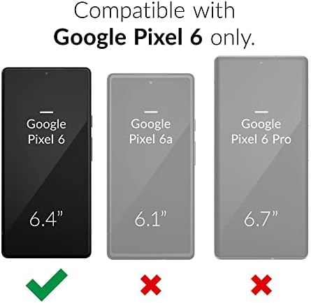 Калъф Копнеж Clear Guard, за Pixel 6, устойчив на удари Прозрачен Калъф за Google Pixel 6