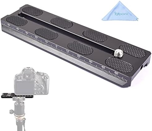 Быстроразъемная плоча Fotoconic 120 мм Ръководство Слайдер за закрепване на камерата е Съвместима с карданным стабилизатор на DJI