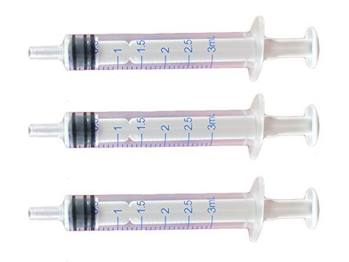 Орален спринцовка - 3 мл - Най-подходящ за дозиране на течности и масла - В индивидуална опаковка - 100 бр. от BioRx