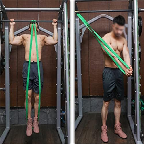 WSSBK Ластични ленти за упражнения в салона, лента за помощ при издърпване, Еластичен Текстилен Колан за тренировка във фитнеса (Цвят: A, Размер:
