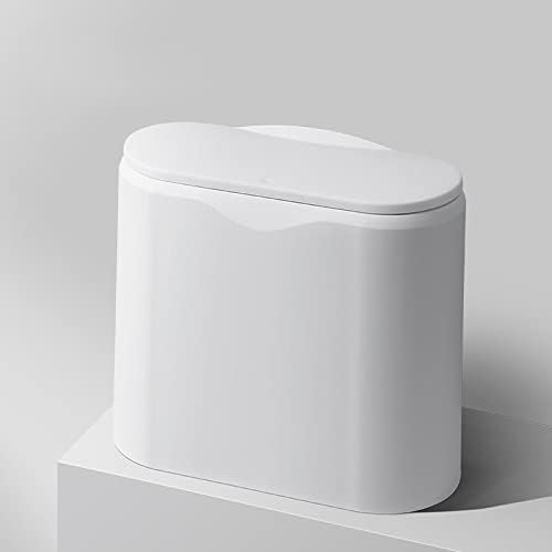 NA Домакински Кухня Хол Спалня Кошница за тоалетна хартия Преса-тип кофа за Боклук Голям Капацитет за съхранение с Капак 12LPink