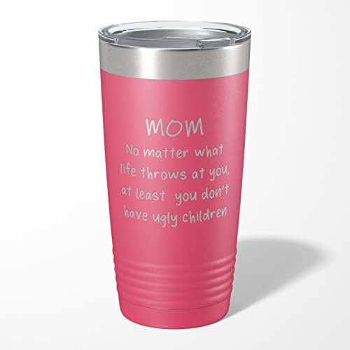 Подаръци за Деня на майката 20 грама Мамо, Независимо от това, че хвърля ви живот, Изолиран Чаша Кафе Пътна Чаша От неръждаема стомана С капак, Идеи за подаръци майки ?