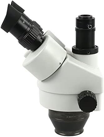 Микроскоп JAHH Промишлен Тринокулярный Стереомикроскоп Увеличаване на Непрекъснато Увеличение 7X -45Ч за Ремонт на печатни