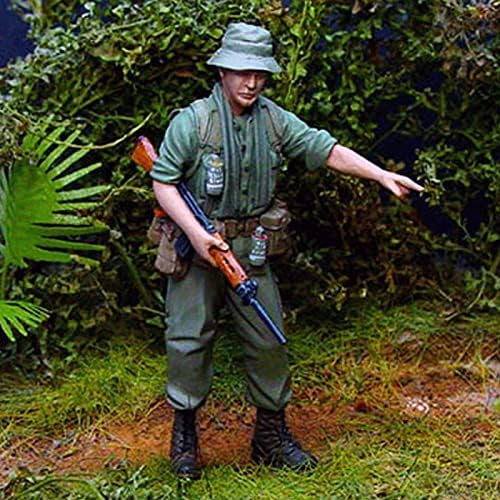 Goodmoel 1/35 Виетнамски поле войници, Комплект за моделиране войник от смола (2 човека) / Комплект за миниатюри войник в разглобено и неокрашенном формата /Lm-5953