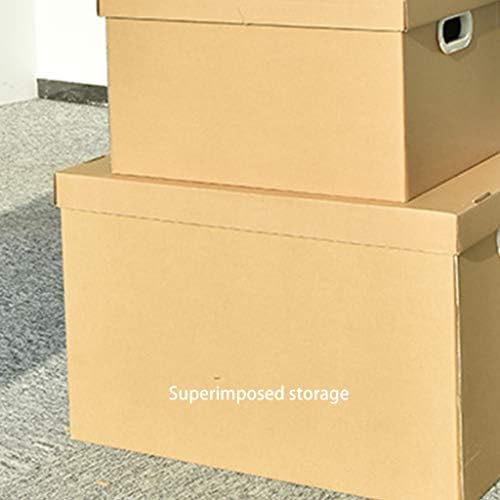 Кутия за съхранение на крафт хартия ZCX Carton Кутия за съхранение на файлове Sundries с Чекмедже за съхранение (Три) Кутии за бижута (Размер:
