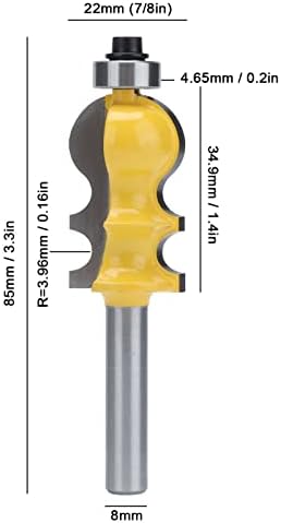 fresa с опашка 8 mm, Здрава Машина за ръкохватки, Висока Ефективност за обработка на дървесина (машина за подлакътници с капково топка)