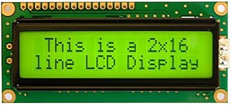 Olatus LCD 16X2 С жълто/зелено осветен Буквено-цифров дисплей за 8051, AVR, Arduino, Raspberry Pi, Pic, Arm