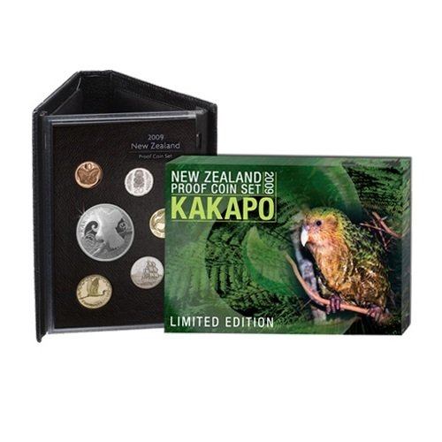 Годишен набор от Пробни монети Нова Зеландия, 2009 г. - Kakapo Uncirculated
