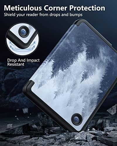 Калъф MoKo, Съвместим с Кобо Clara 2Д 6 издаване на 2022 година, Компактен калъф-за награда Smart Cover със защита от надраскване и автоматична