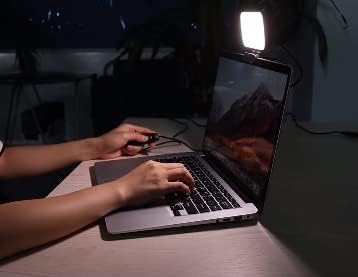 Светлини за клипового видео с 3 режима на осветление за грим за офис Осветление за видео-конферентна връзка на видео-конферентна връзка за