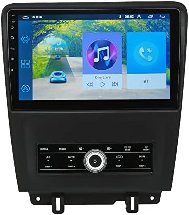 подмяна на автомобилни стерео системи с докосване на екрана 10 инча за Mustang 2010-2014, Безжичен Автомобилен Мултимедиен плеър Carplay за Android 11 GPS навигация