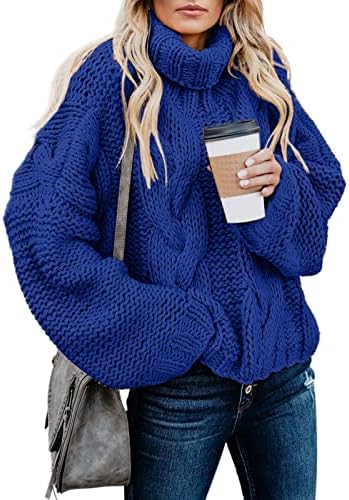 Жена Вълнена Жилетка TREBIN, Пуловер, Дълги Пуловери за жени Голям Размер, един Женски Пуловер на Хелоуин, Дамска Мода, Плътен Цвят