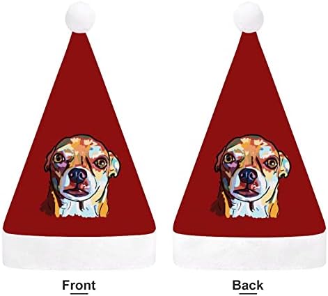 Забавни Коледни Шапки за Кучета Чихуахуа на Едро За Възрастни, Коледна Шапка за Празници, Аксесоари за Коледното Парти