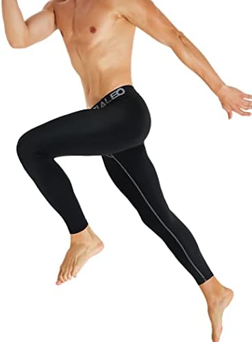 TELALEO 6, 5 или 4 Опаковки Мъжки Компрессионных Панталони, Гамаши, Спортни Чорапогащи, Тренировъчен Основен слой за бягане