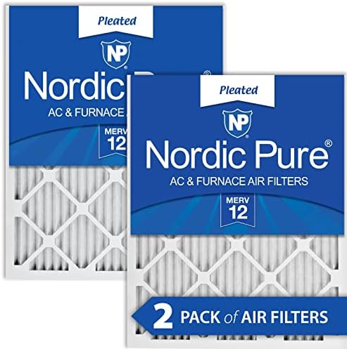 Nordic Pure 15x20x1 MERV 7 Плиссированных Въздушни филтри за печки ac 12 Бр.