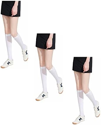Hopply Чорапи За Голф С Защита От Слънцето UPF50 + Чорапи Над Коляното От Ледената Коприна, Дишащи Стръмни Чорапи за Жените, Училищни Спортове На Открито