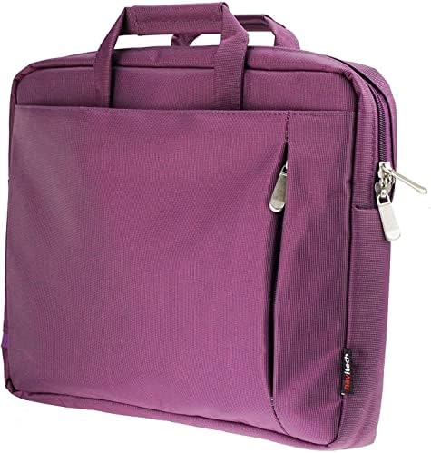Елегантна водоустойчива чанта Navitech Purple, съвместима с 10.1-инчов преносим Blu-ray DVD плейър FANGOR