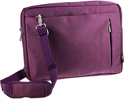 Елегантна Водоустойчива чанта Navitech Purple, съвместима с преносим DVD плейър OROW 10.1 инча