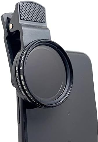 Обектива на Камерата на Телефона е с Променлив ND Филтър Неутрална Плътност ND2-ND400 37 mm с Щипка Аксесоар