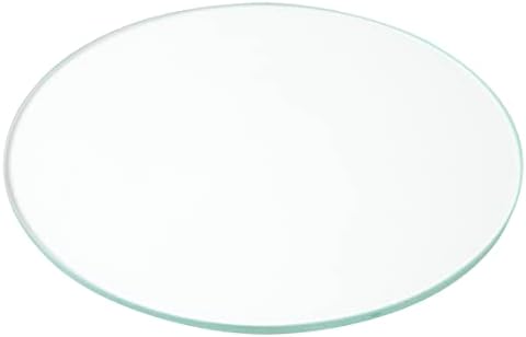 Кръгло прозрачно стъкло Plymor 3 мм, без скосове, 5 см x 5 инча (опаковка от 6 броя)