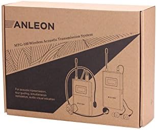 Anleon mtg-100 Безжична система за екскурзоводи 902-927 Mhz, религиозната система (1 предавател и 20 приемници)