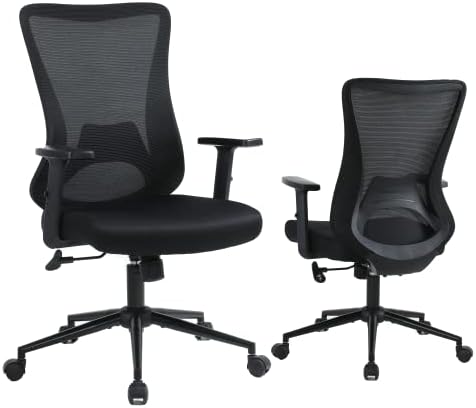 офис стол ralex-chair Ергономичен Работно стол Комфортен височина с колела, Окото Лумбална подкрепа, завъртащо се на Компютърно